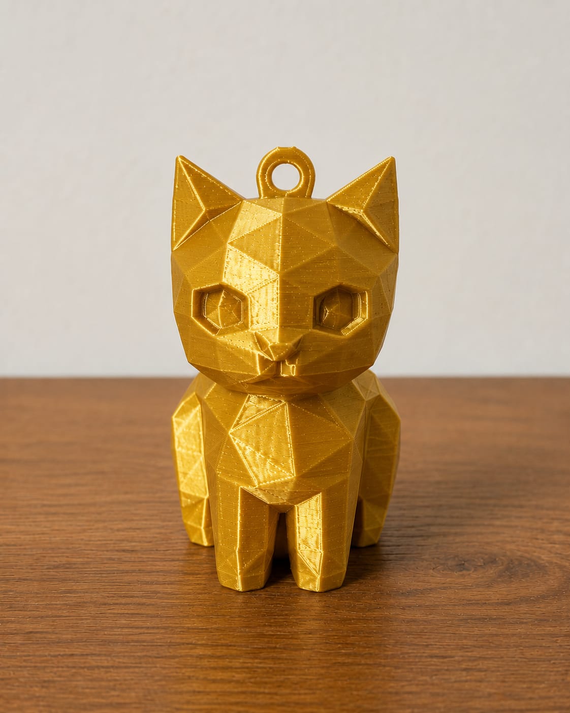 Gatto Geometrico Low Poly – Decorazione 3D Moderna