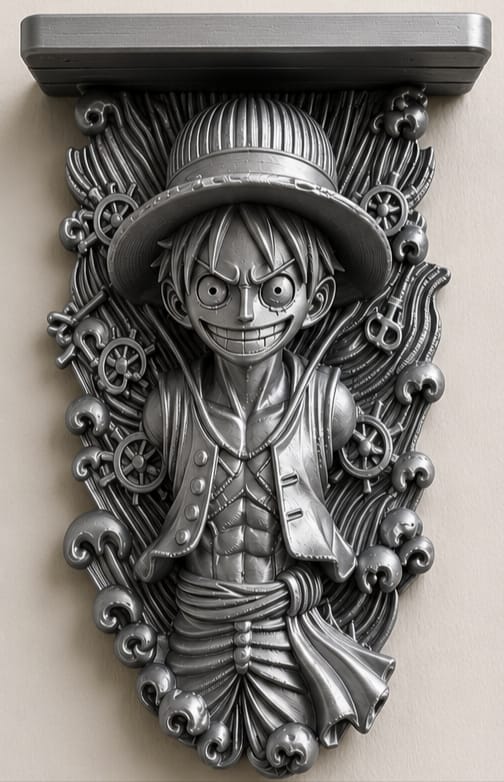 Mensola Decorativa One Piece – Stampa 3D da Parete
