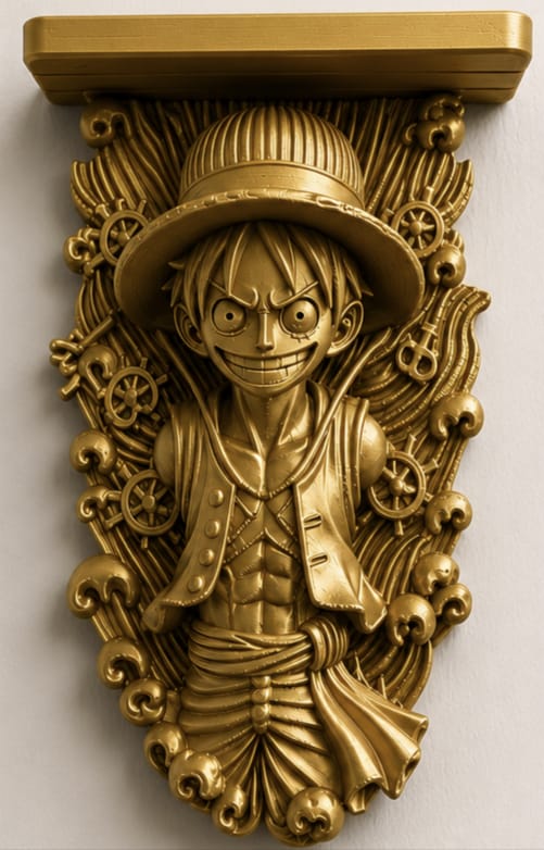 Mensola Decorativa One Piece – Stampa 3D da Parete