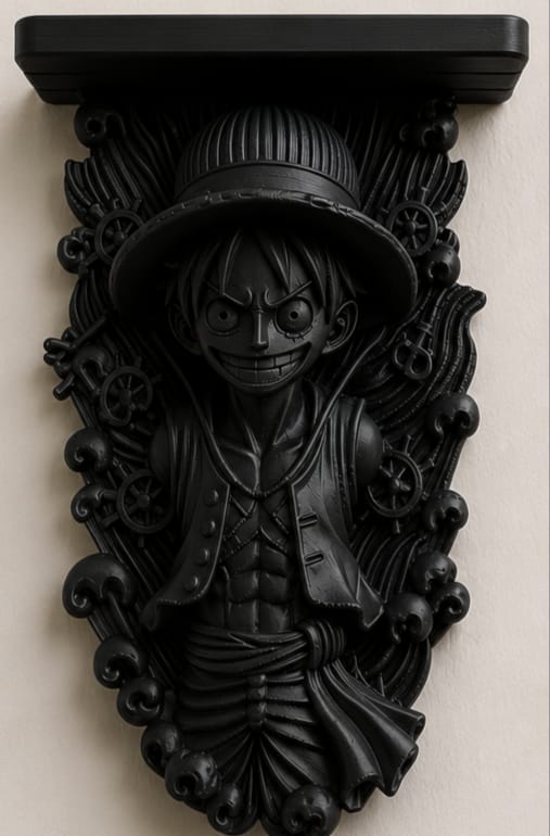Mensola Decorativa One Piece – Stampa 3D da Parete